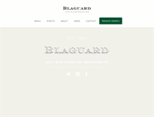 Tablet Screenshot of blaguarddc.com